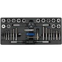 Sealey Tbt26 Tool Tray with Tap and Die Set 33Pc