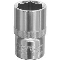Sealey Premier WallDriveÂ® Socket 17mm 1/2"Sq Drive Fully Polished