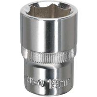 Sealey SP1218 WallDrive Socket 18mm 1/2" Sq Drive Lifetime Guarantee