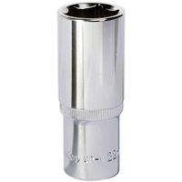 Sealey Premier WallDriveÂ® Socket 22mm Deep 1/2"Sq Drive Fully Polished