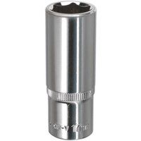 Sealey Sp3817D Walldrive Socket 17Mm Deep 3/8Sq Drive Fully Polished