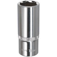 Sealey Sp3819D Walldrive Socket 19Mm Deep 3/8Sq Drive Fully Polished