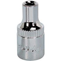 Sealey Premier WallDriveÂ® Socket 4mm 1/4"Sq Drive Fully Polished