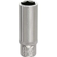 Sealey Premier WallDriveÂ® Socket 12mm Deep 1/4"Sq Drive Fully Polished