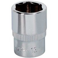 Sealey SP1413 13mm 1/4'Sq Drive Fully Polished WallDrive Socket