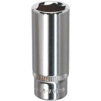 Sealey SP1414D Walldrive Fully Polished Deep Socket, 1/4" Square Drive, 14mm