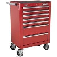 Sealey Rollcab 7 Drawer with Ball-Bearing Slides - Red AP26479T