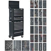 Sealey SPTCOMBO2 1179pc 14 Drawer Tool Chest and Rollcab Tool Kit