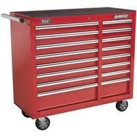 Sealey Ap41169 Rollcab 16 Drawer With Ball Bearing Runners Heavy-Duty - Red