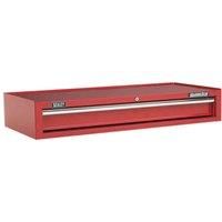Sealey Mid-Box 1 Drawer with Ball-Bearing Slides Heavy-Duty- Red AP41119