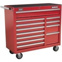 Sealey AP41120 12 Drawer Rollcab with Ball Bearing Slides - Red