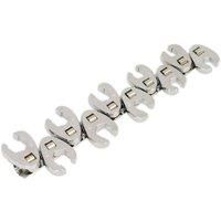 SEALEY S0845 Crows Foot Wrench 10pc Flare Nut 3/8"Sq Drive Metric Siegen