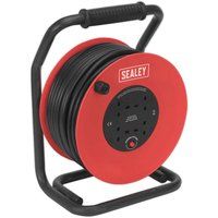 Sealey Cr25025 Cable Reel 50Mtr 4 X 230V 2.5Mm
