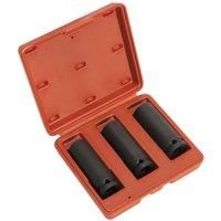 Sealey SX043 Impact Socket Set 3pc Deep 1/2inSq Drive