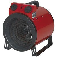 Sealey EH2001 Industrial Fan Heater, 2Kw, Red