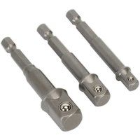 Sealey AK4929 Socket Adaptor Set 3pc Power Tool
