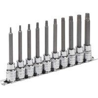 Sealey AK6236 TRX-Star Socket Bit Set 10pc 3/8inSq Drive 100mm