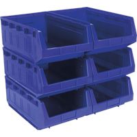 Sealey Plastic Storage Bin 310 x 500 x 190mm - Blue Pack of 6 TPS56B