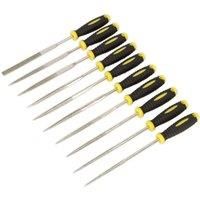 Siegen S0896 10 Piece 100mm Diamond Needle File Set