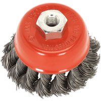 Sealey Twist Knot Wire Cup Brush Ã˜65mm M14 x 2mm