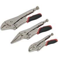 Sealey AK6863 Quick Release Locking Plier Set, 3 Pieces