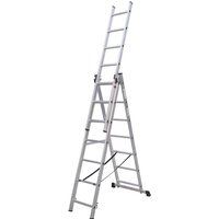 Sealey ACL307 Aluminium Extension Combination Ladder 3x7 EN 131