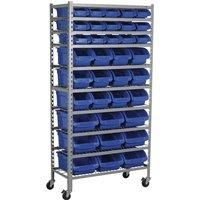 Mobile Bin Storage System 36 Bins