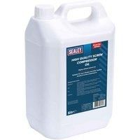 Sealey SCPO5 Screw Compressor Oil 5ltr