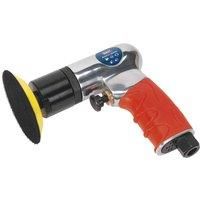SEALEY GSA722 75mm 3" Mini Lightweight Hook & Loop Air Polisher/Buffer/Buffing