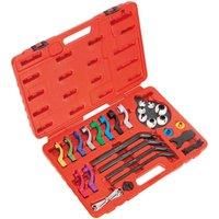 Sealey VS0557 Fuel and Air Conditioning Disconnection Tool Set 27pc