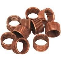 Sealey M14 x 1.25mm 9.4mm Thread Inserts For VS301 Pack of 10 Thread Restorer