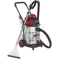 Sealey VMA915 Wet and Dry Valet Machine, Stainless Bin, 30L