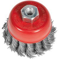 Sealey Twist Knot Wire Cup Brush 65mm M10 x 1.25mm - TKCB652