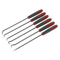 Sealey AK5215 Extra-Long Pick and Hook Set, 235mm, 6 Pieces