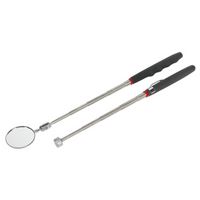 Sealey S0940 Telescopic Magnetic Pick-Up Tool and Inspection Mirror Set, 2 Pieces