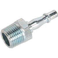 Sealey AC68 Air Line Male Coupling Adaptor 1/2" BSP Tapered Thread Pack Of Five