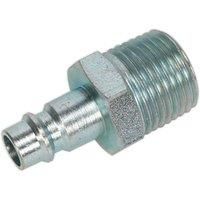 Sealey AC84 Screwed Adaptor Male 1/2"BSPT Pack of 2 [Couplings Standard]
