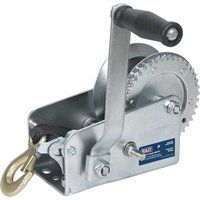 Sealey GWW2000M Geared Hand Winch 900kg Capacity with Webbing Strap