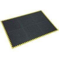 Sealey Interlocking EVA Foam Workshop Mat Set 1240 x 1825mm with Hi-Vis Edges -