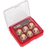 Sealey VS617 M17 Oil Drain Plug Thread Repair Kit , Red