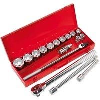 Sealey Socket Set 17pc 3/4"Sq Drive WallDrive® Metric Sets Sockets DIY Tools