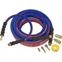 Sealey Air Hose Kit Heavy-Duty 15m x £10mm with Connectors AHK02