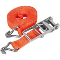 Sealey TD10010J Ratchet Tie Down 75mm x 10m Polyester Webbing 10000kg Load Test