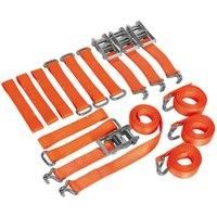 Sealey Car Transport Ratchet Tie Down Alloy/Steel Wheel Kit 50mm x 3mtr- TDRWKIT