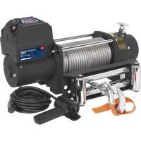 Sealey SRW4300 Self Recovery Winch 4300kg Line Pull 12V And Off Road Use