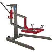 Sealey MCL500 Single Post Hydraulic Portable Motorcycle Lift 450kg Capacity