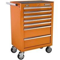 Sealey AP26479TO Rollcab 7 Drawer with Ball Bearing Runners - Orange