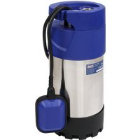 Sealey WPS92A Submersible Stainless Water Pump Automatic 92L/min 40m Head 230V