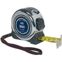 Sealey SMT5P Professional Measuring Tape, 5m(16Ft), 134mm x 80mm x 49mm
