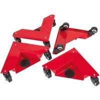 Sealey Corner Transport Dollies Set of 4 - 150kg Capacity CM4